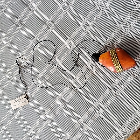 Jeffrey Lawrence for Lawrence Bentley Handmade Bottle on Cord Necklace - Picture 1 of 6